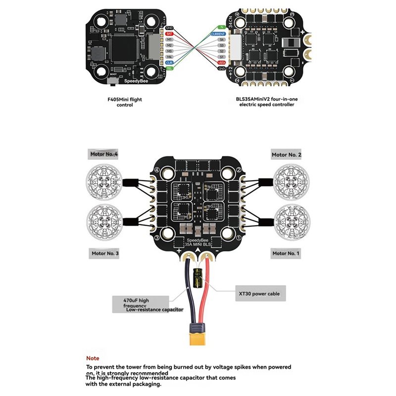 B92B for SpeedyBee F405 Mini S - đánh giá và giá Drone Racing Esc