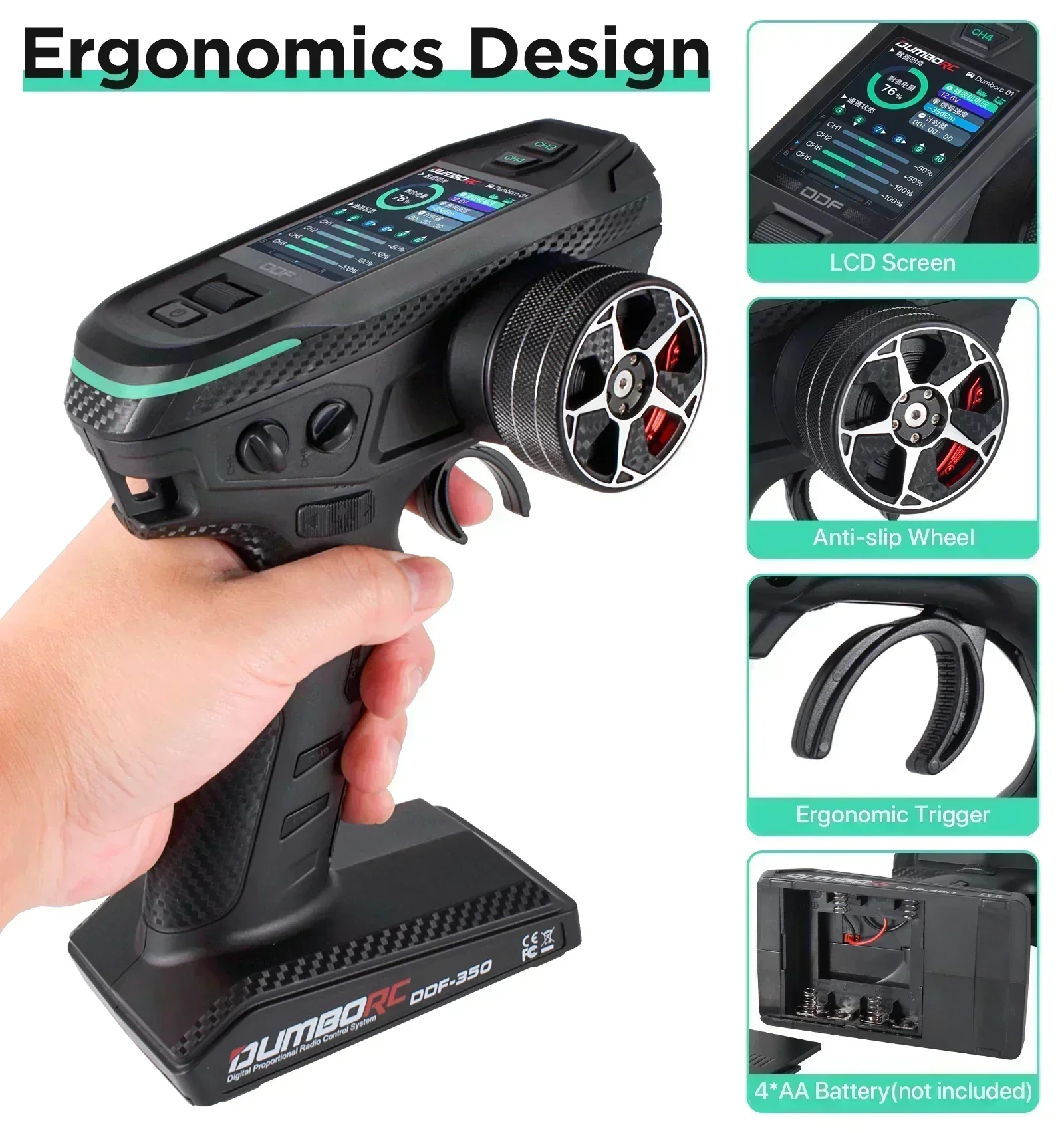 DUMBORC DDF-350 10CH RC Remote - đánh giá và giá Drone Racing Receiver