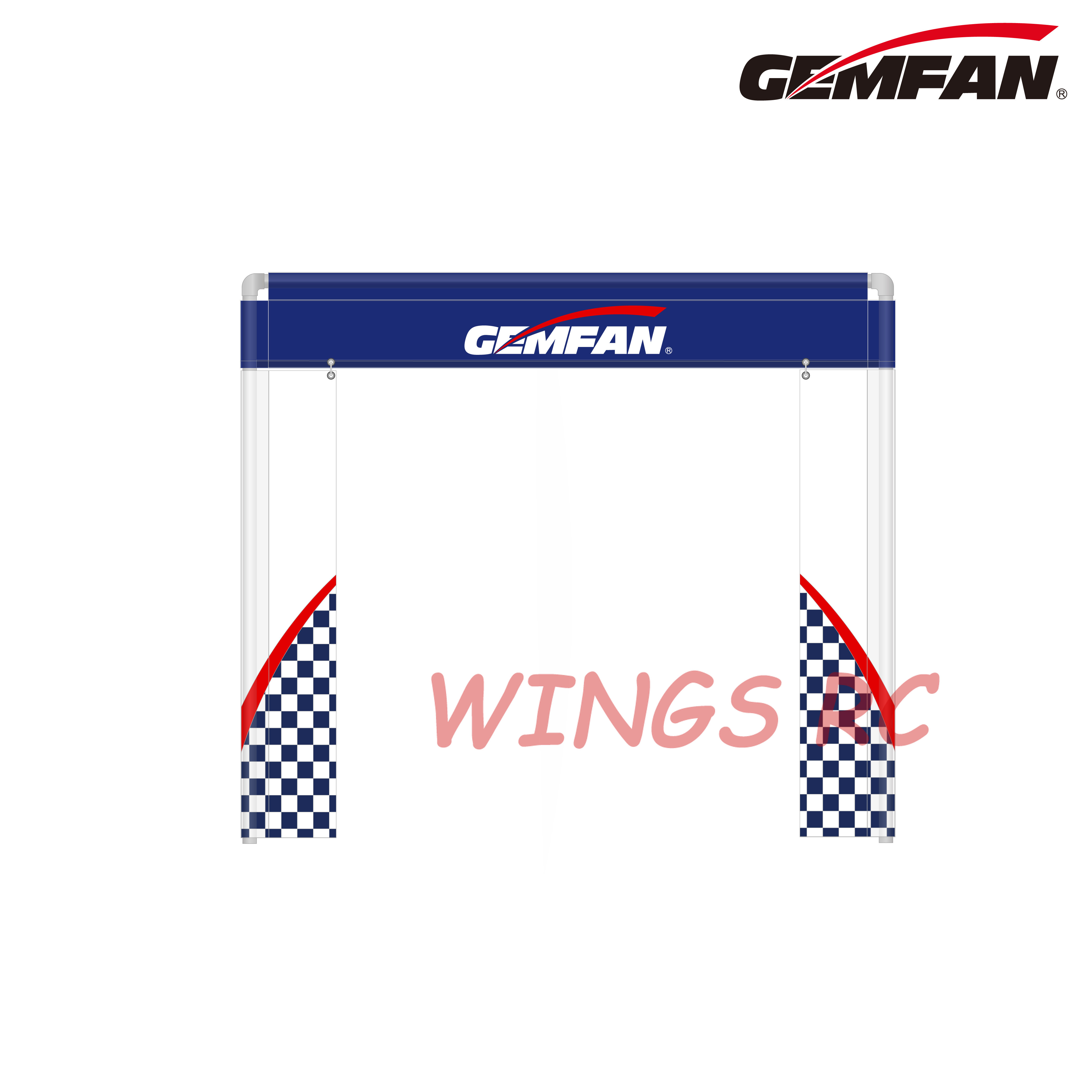 Gemfan 213*183CM FPV Đua Cổng  - đánh giá và giá Drone Racing Gate