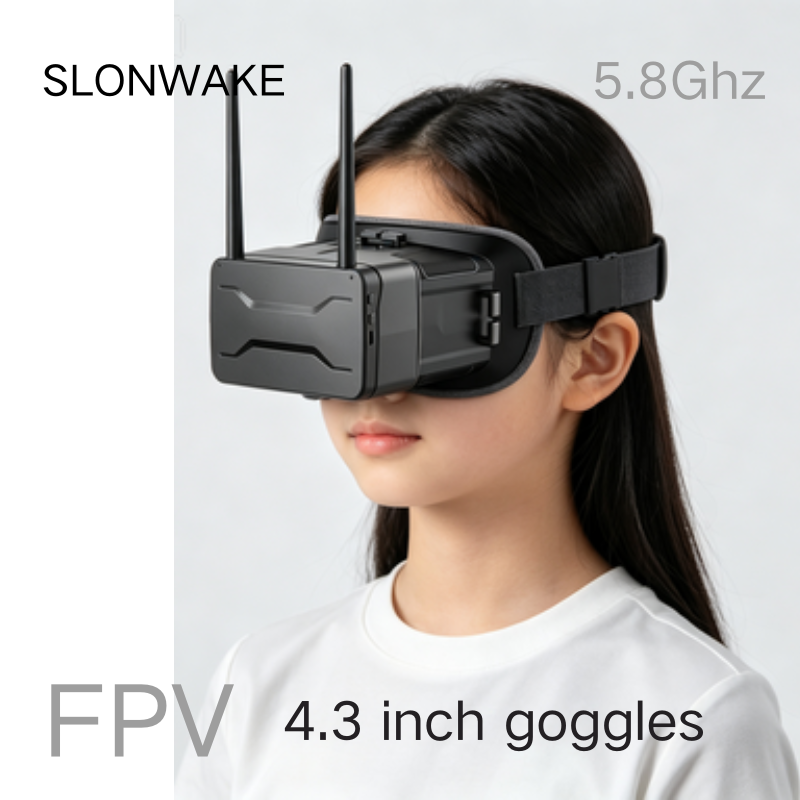 5.8G FPV Goggles 4.3 Inch 480* - đánh giá và giá Drone Racing Goggles
